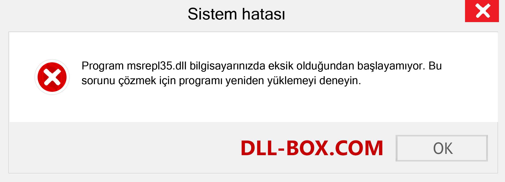 msrepl35.dll dosyası eksik mi? Windows 7, 8, 10 için İndirin - Windows'ta msrepl35 dll Eksik Hatasını Düzeltin, fotoğraflar, resimler